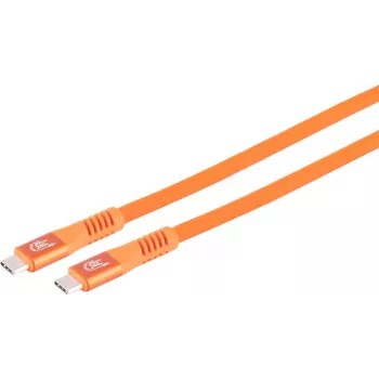 S CONN MAXIMUM CONNECTIVITY cavo di ricarica USB-C, 3.2, 240W, arancione, 3m (14-77047)
