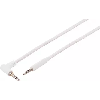 S CONN MAXIMUM CONNECTIVITY cavo audio TRS da 3,5mm angolare a diritto, bianco, 2m 14-07036