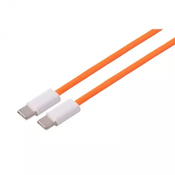 S CONN MAXIMUM CONNECTIVITY cavo di ricarica USB-C, 2.0, 240W, arancione, tessuto, 1,8m (14-22187)