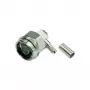Telegärtner connettore maschio N angolare a crimpare per RG-223/U, RG-142 B/U (J01020A0036)