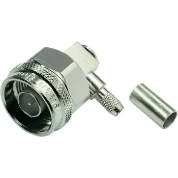 Telegärtner connettore maschio N angolare a crimpare per RG-223/U, RG-142 B/U (J01020A0036)