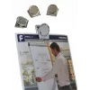 FRANKEN HMC35 clip magnetica, 40 x 35 mm, forza di tenuta 500 g, argento