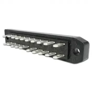 TELEGÄRTNER DIN 41622 connettore asimmetrico a lama 20 poli, connessione a saldare, connettore maschio, A 20 J00045A0916