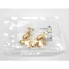 Telegärtner connettore maschio SMA angolare a crimpare per RG-316, oro, confezione da 5 (J01150A0071)