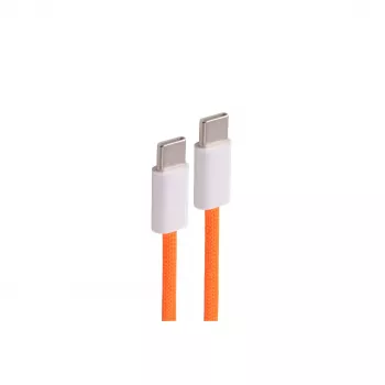 shiverpeaks cavo di ricarica USB-C 2.0, 60W, arancione, tessuto, 0,5m (BS14-21017)