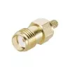 Telegärtner connettore femmina SMA a crimpare per RG-223/U, RG-142 B/U, RG-400/U, RD-316, dorato, 50 Ohm, DC-18 GHz J01151A0611
