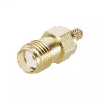 Telegärtner connettore femmina SMA a crimpare per RG-223/U, RG-142 B/U, RG-400/U, RD-316, dorato, 50 Ohm, DC-18 GHz J01151A0611