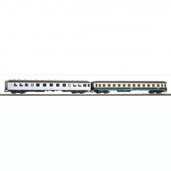 PIKO H0 28325 DB set di 2 carrozze viaggiatori: 1ª/2ª classe Silberling + 2ª classe Bm 232