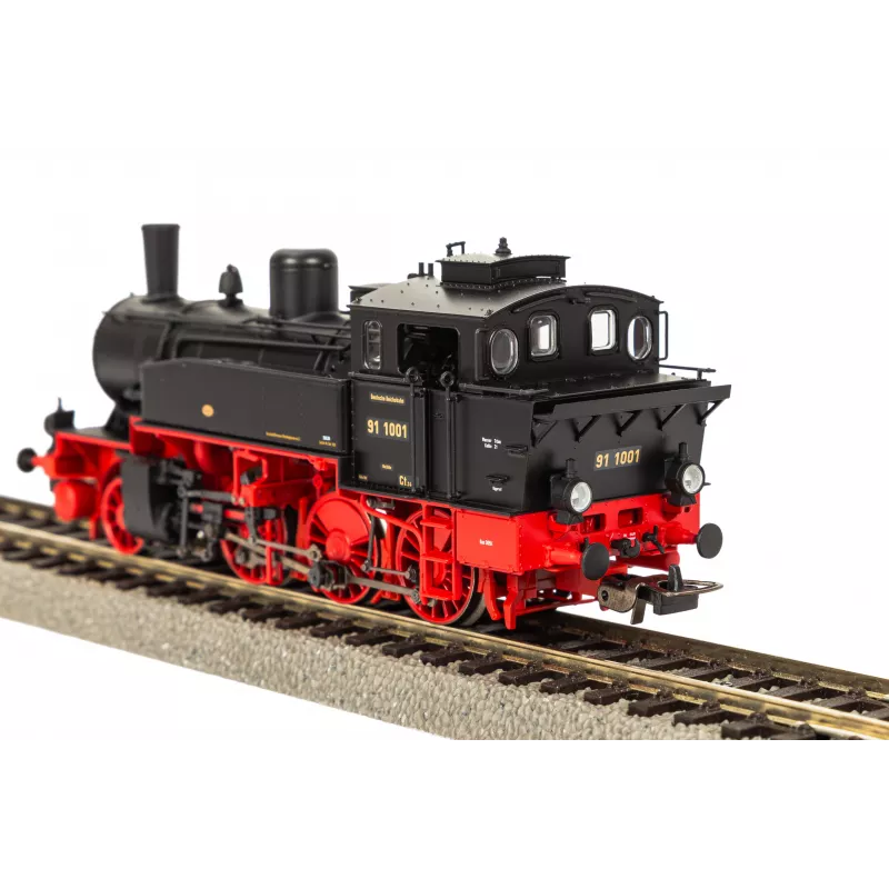 PIKO 50743 H0 locomotiva a vapore BR 91 DRG Epoca II