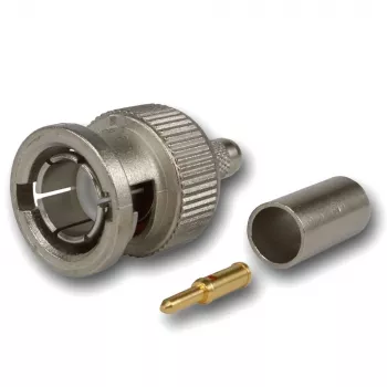 Telegärtner connettore BNC crimp 75 Ohm per RG59/RG62/RG179/RG187/RG316 J01002A0030