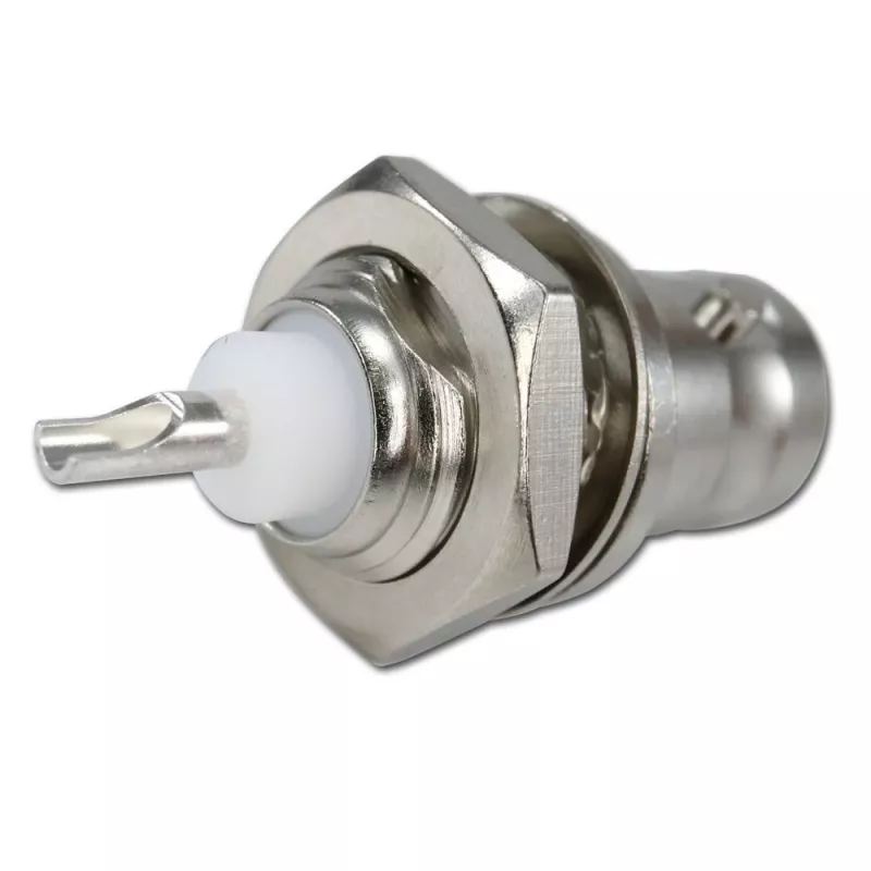 Telegärtner presa BNC da incasso 50 Ohm, conduttore interno argentato, UG-1094/U (J01001B0615Z)