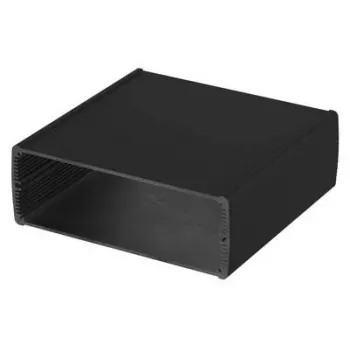 Bopla custodia universale 200 x 210 x 74 mm alluminio nero ABP 2070-200 84207200.MT1