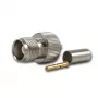 TELEGÄRTNER TNC presa per RG-58, 50 Ohm, crimp/saldatura, DC-11 GHz