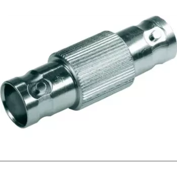 TELEGÄRTNER adattatore coassiale BNC presa su BNC presa, 50 Ohm, ottone nichelato, ghiera dritta J01004A0618