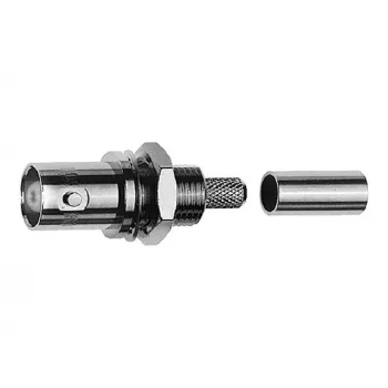 TELEGÄRTNER BNC presa a incasso connettore crimp 50 Ohm per RG-223/U, RG-400/U, RG-142 B/U (J01001A0083)