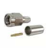 Telegärtner SMA connettore maschio dritto 50 Ohm crimp/saldatura per RG-58 RG-142 RG-223 LMR-240 J01150A0049