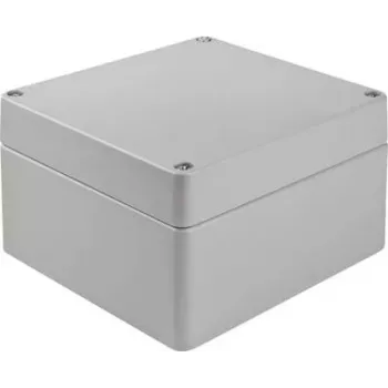 Bopla custodia universale 180 x 180 x 101 mm alluminio pressofuso grigio argento RAL 7001 IP66 A 127 01127000.H