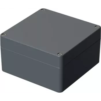 Bopla custodia universale 180 x 180 x 101 mm alluminio pressofuso grigio argento RAL 7001 IP66 A 127 01127000.H