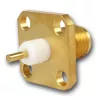 Telegärtner SMA presa a incasso, flangia, oro, 50 Ohm, confezione da 5 J01151A0621