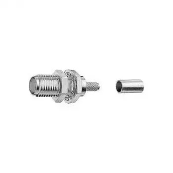 TELEGÄRTNER SMA presa connettore a incasso crimp per RG-316/U, 50 Ohm, contatto oro, confezione da 5 (J01151A0671)