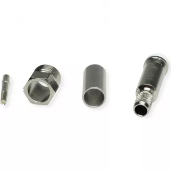 TELEGÄRTNER TEGA J01701A0007Z FME presa volante crimp RG58C/U 50 Ohm nichel/oro