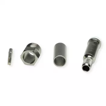 TELEGÄRTNER TEGA J01701A0007Z FME presa volante crimp RG58C/U 50 Ohm nichel/oro