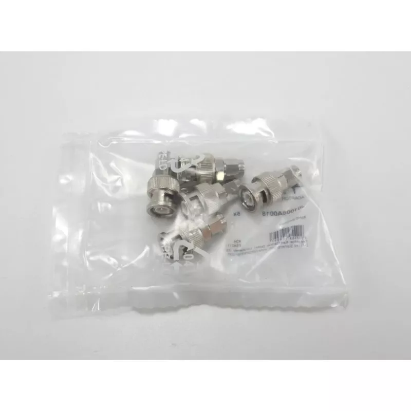 Telegärtner Adattatore coassiale BNC maschio a SMA maschio, 50 Ohm, DC-4 GHz, ottone nichelato J01008A0018