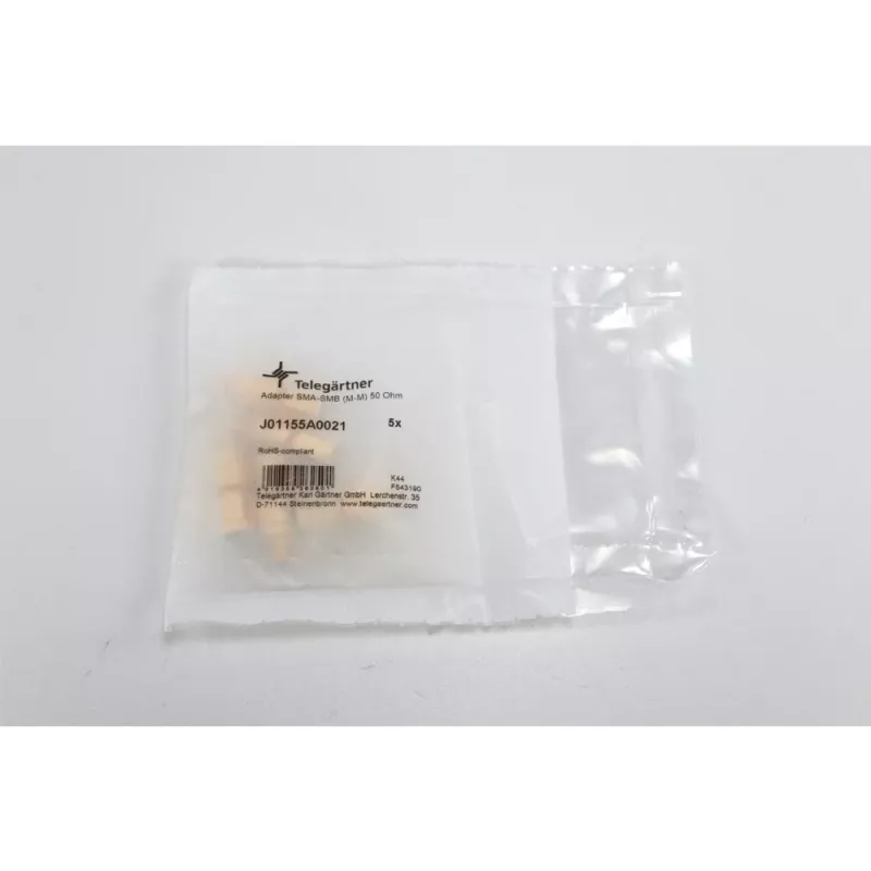 Telegärtner Adattatore coassiale SMA maschio a SMB maschio 50 Ohm J01155A0021