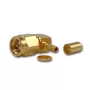 Telegärtner Connettore SMA maschio crimp a 90° per cavo G08 (RD-316), dorato