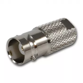TELEGÄRTNER J01008F0068 Adattatore coassiale BNC femmina a FME maschio, 50 Ohm, dritto, ottone nichelato