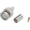 Telegärtner Connettore BNC maschio crimp Professional, 50 Ohm, per LMR-240, confezione da 5