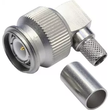 Telegärtner Connettore TNC maschio crimp a 90°, 50 Ohm, per cavo G30, confezione da 5 J01010A0037
