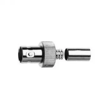 Telegärtner Connettore BNC femmina crimp G30 50 Ohm per LMR-240, confezione da 5 J01001A0073