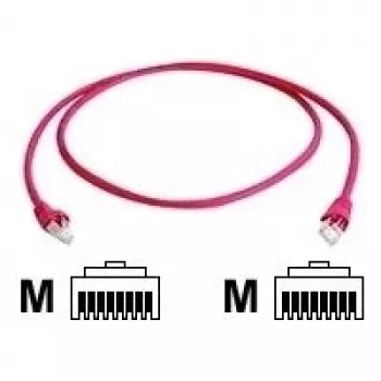 Telegärtner Cavo patch crossover CAT 6A S/FTP RJ45 5 m rosso LSZH L00003A0078
