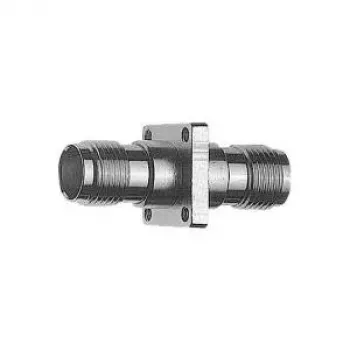 Telegärtner Adattatore coassiale TNC femmina a TNC femmina dritto, 50 Ohm, DC fino a 11 GHz, ottone nichelato