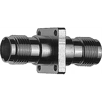Telegärtner Adattatore coassiale TNC femmina a TNC femmina dritto, 50 Ohm, DC fino a 11 GHz, ottone nichelato