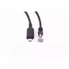 SHIVERPEAKS cavo adattatore USB-C a RJ45 Gigabit Ethernet, alluminio, nero, 1m (BS14-51025)