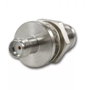 Telegärtner adattatore coassiale da connettore femmina TNC a connettore femmina SMA, 50 Ohm, DC-6 GHz, nichel/oro J01019A0028