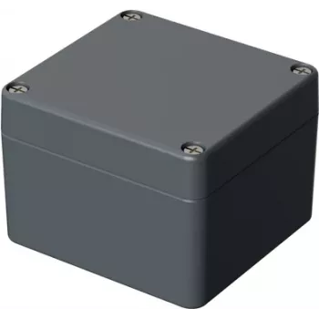 BOPLA custodia universale in alluminio grigio argento (RAL 7001) 75 x 80 x 57 A 105 01105000.MT1