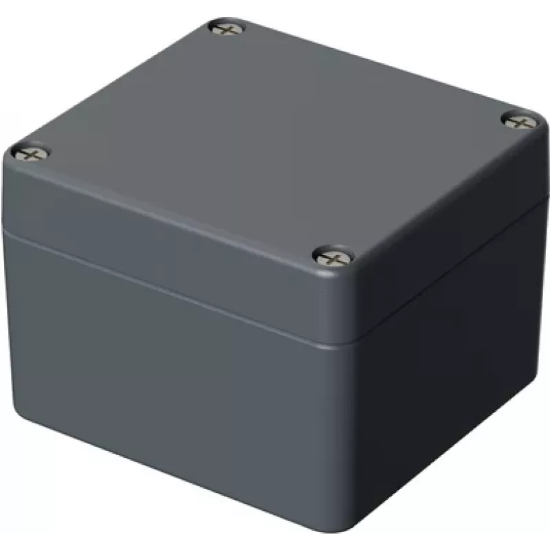 BOPLA custodia universale in alluminio grigio argento (RAL 7001) 75 x 80 x 57 A 105 01105000.MT1