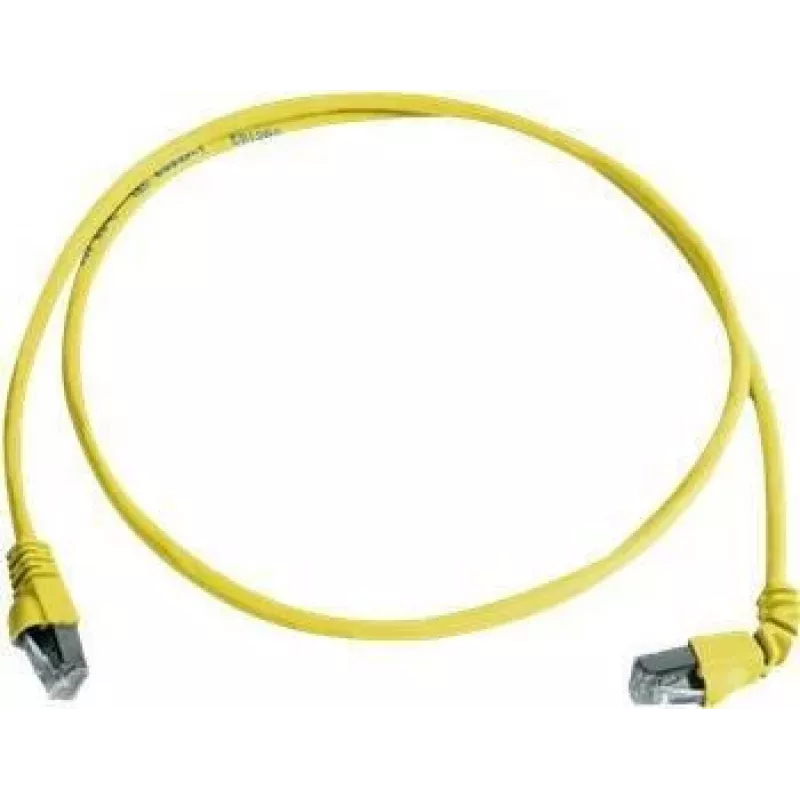 Telegärtner 100008019 cavo patch CAT 6a S/FTP, RJ45, 1 m, giallo, LSZH, ignifugo