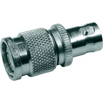 Telegärtner adattatore da connettore femmina BNC a connettore maschio TNC, 50 Ohm, ottone nichelato, DC-4 GHz, dritto