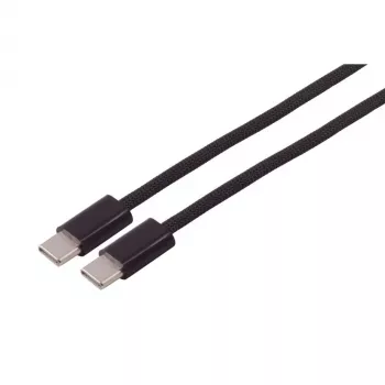 S CONN MAXIMUM CONNECTIVITY cavo di ricarica USB-C a USB-C 240W PD 3.1, tessuto intrecciato, 3m, nero 14-22045