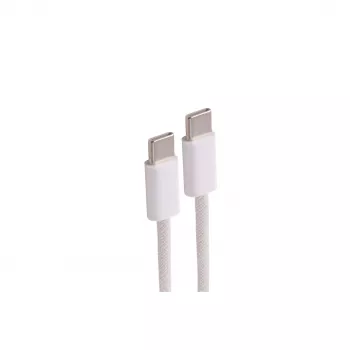 SHIVERPEAKS cavo di ricarica USB-C, USB 2.0, 60W, bianco, tessuto intrecciato, 0,5m (BS14-21016)