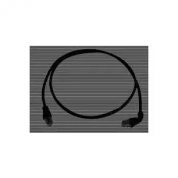 Telegärtner 100008676 cavo patch RJ45, CAT 6a S/FTP, 5,0 m, nero, LSZH, ignifugo, con protezione antitorsione