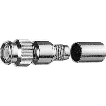 Telegärtner connettore maschio TNC a crimpare per cavo G42, 50 Ohm, Telealloy, 2.7/7.1, 5 pezzi (J01010A0053)