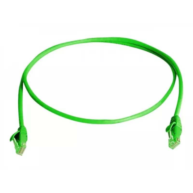 Telegärtner 100008515 cavo patch Cat6 U/UTP LSZH, RJ45, 3 m, verde