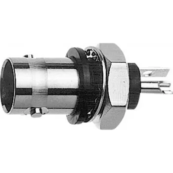 Telegärtner connettore femmina BNC da incasso, isolato 50 Ohm, flangia isolante blu, serie Z01 J01001B0043