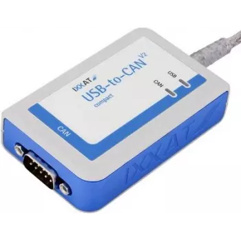 IXXAT USB-to-CAN V2 compact interfaccia, isolata galvanicamente, 1x CAN/CAN FD, USB 2.0, D-Sub 9 1.01.0281.12001