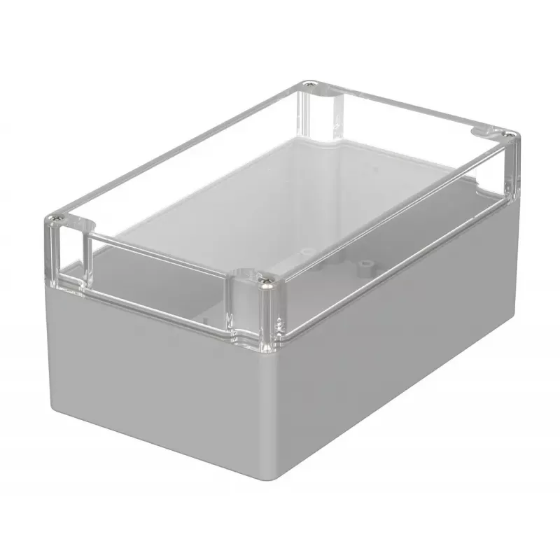 Bopla EUROMAS M 237 G 02237100 contenitore universale, 200 x 120 x 90 mm, policarbonato, grigio chiaro